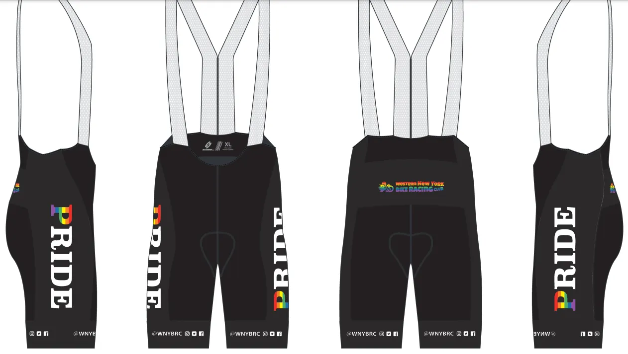 PRIDE Cycling Pro Bib Shorts