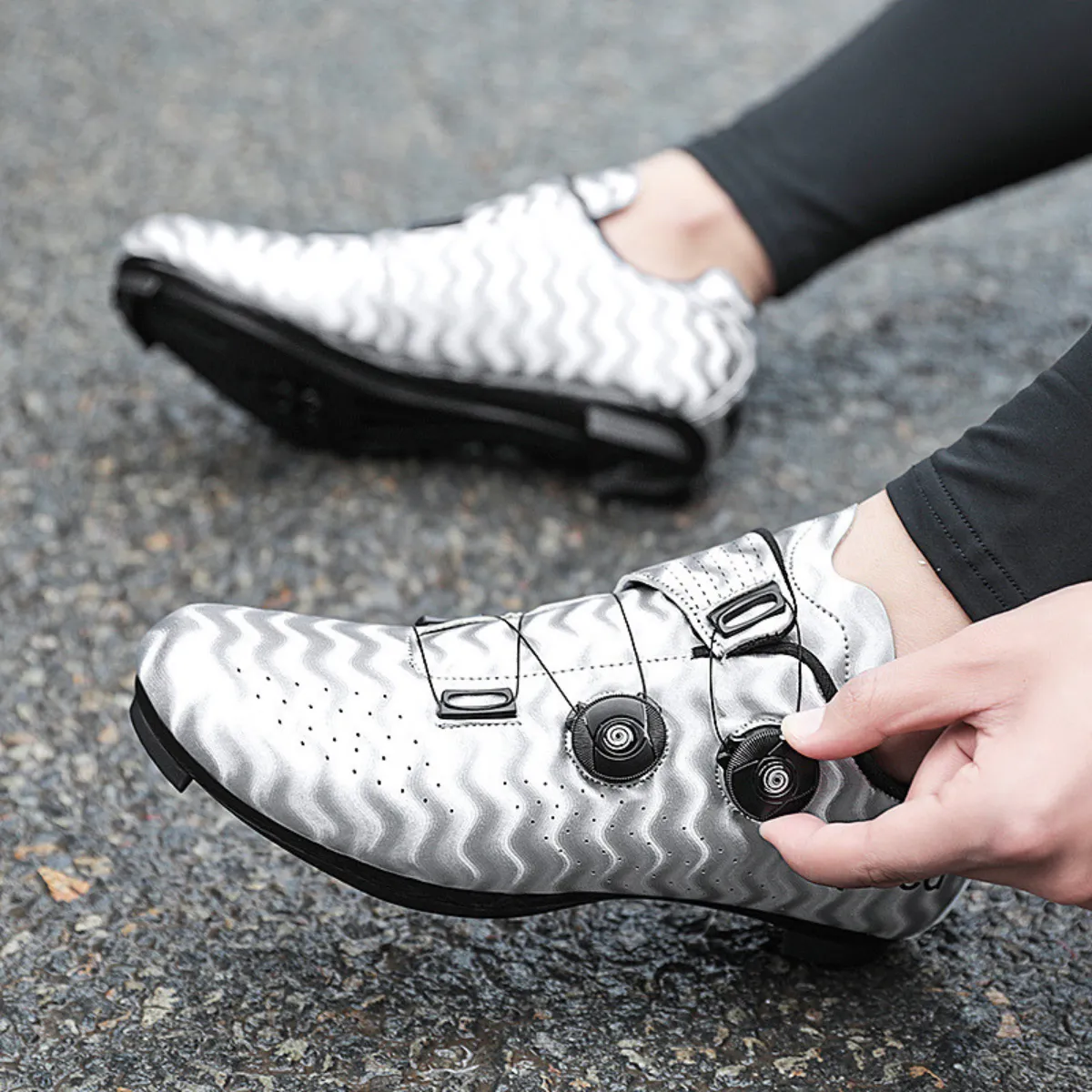 Professional Outdoor Sport Ultralight Bicycle Road Cycling Shoes