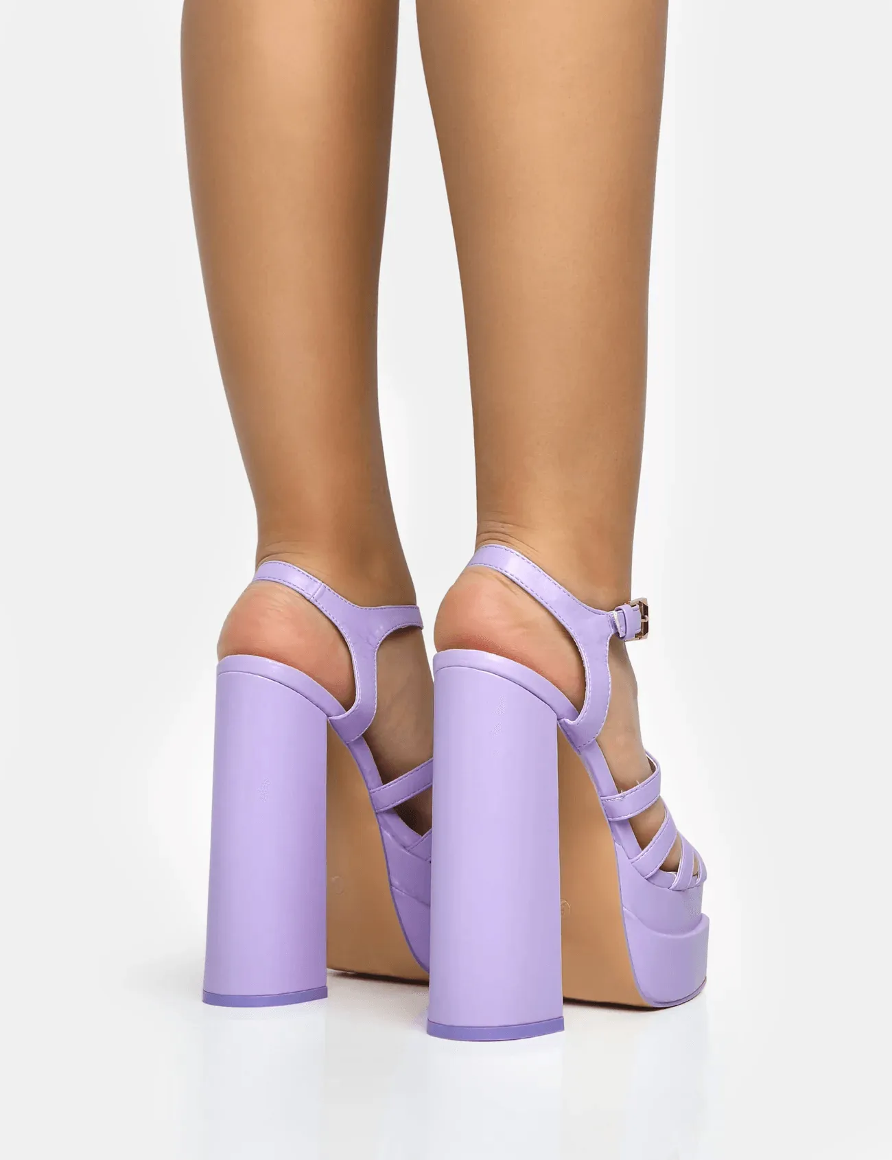 PUBLIC DESIRE - DENVER LILAC HEELS
