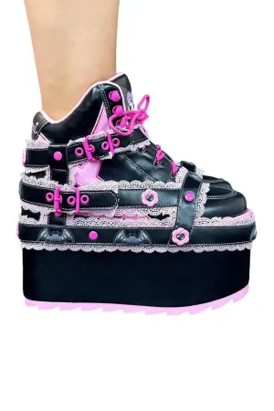 Qozmo Bndg Kuromi Platforms [Black] [NO RESTOCKS]