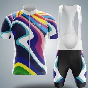 Rainbow Sprinter | Men's Short Sleeve Cycling Set