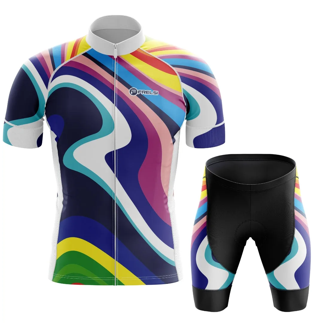 Rainbow Sprinter | Men's Short Sleeve Cycling Set