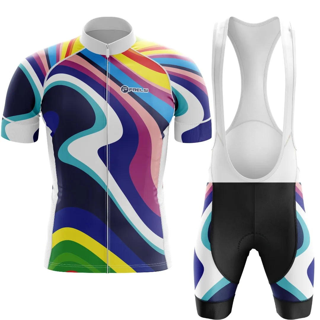 Rainbow Sprinter | Men's Short Sleeve Cycling Set