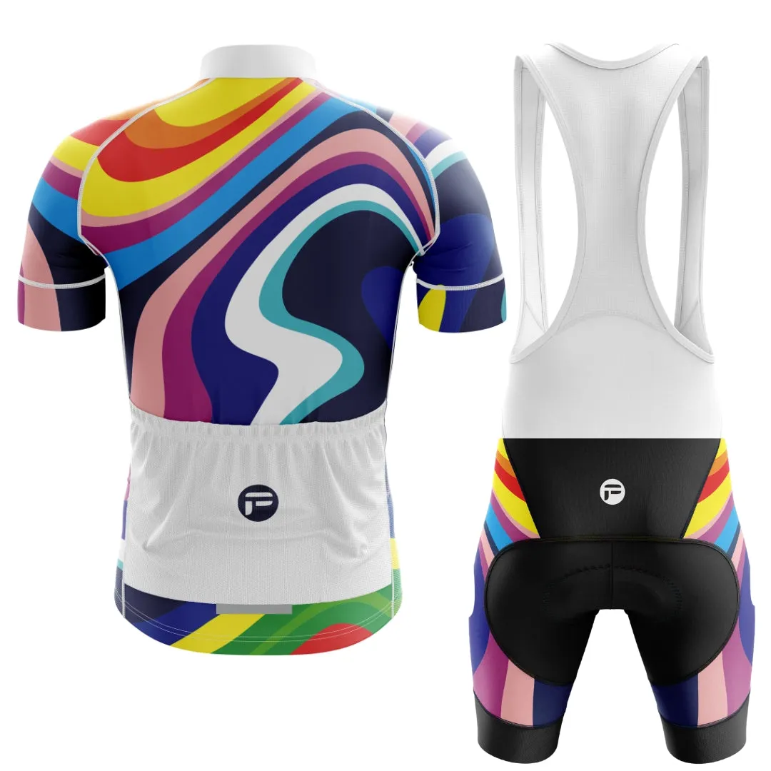 Rainbow Sprinter | Men's Short Sleeve Cycling Set
