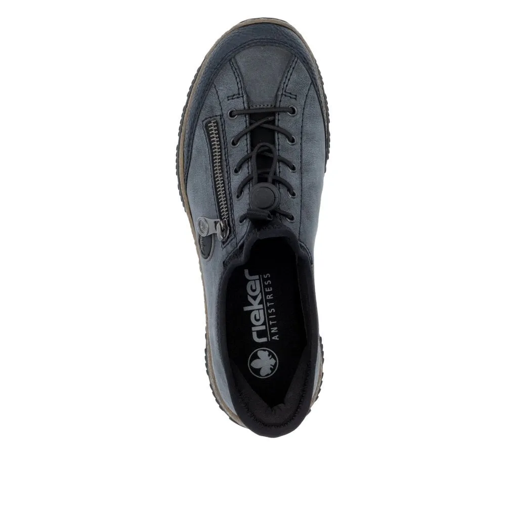 Rieker N3267 NAVY Slip On Casual Shoe N3267-14