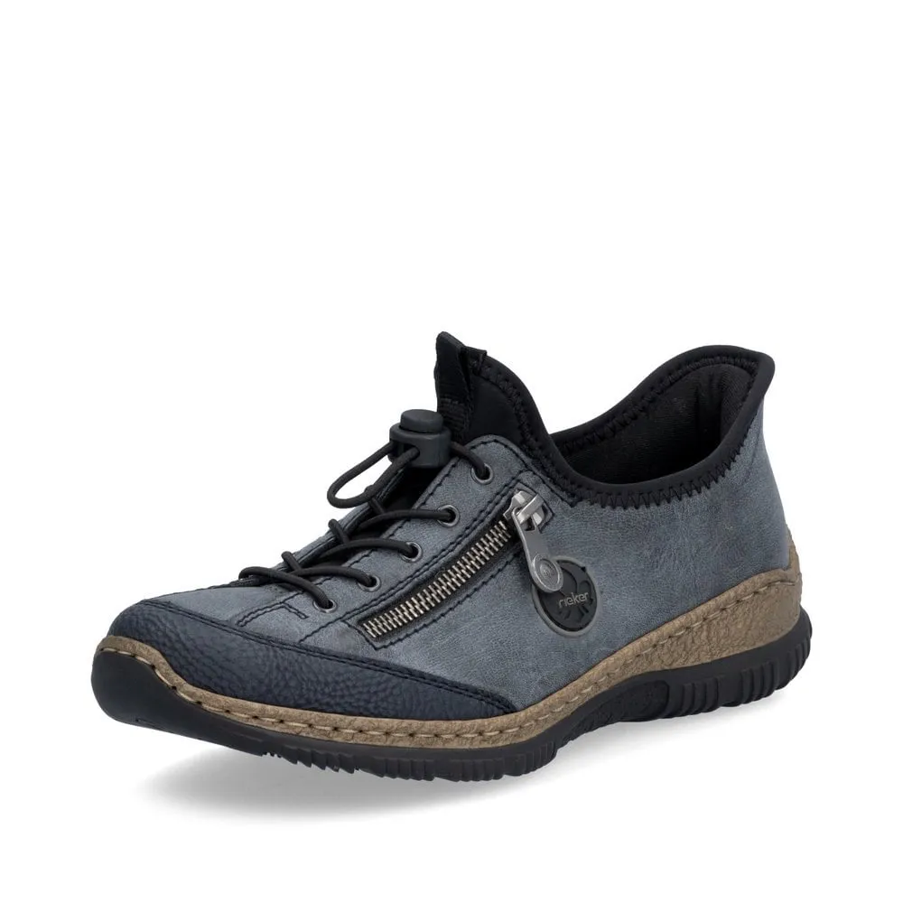 Rieker N3267 NAVY Slip On Casual Shoe N3267-14