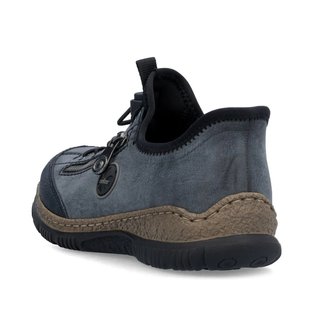 Rieker N3267 NAVY Slip On Casual Shoe N3267-14