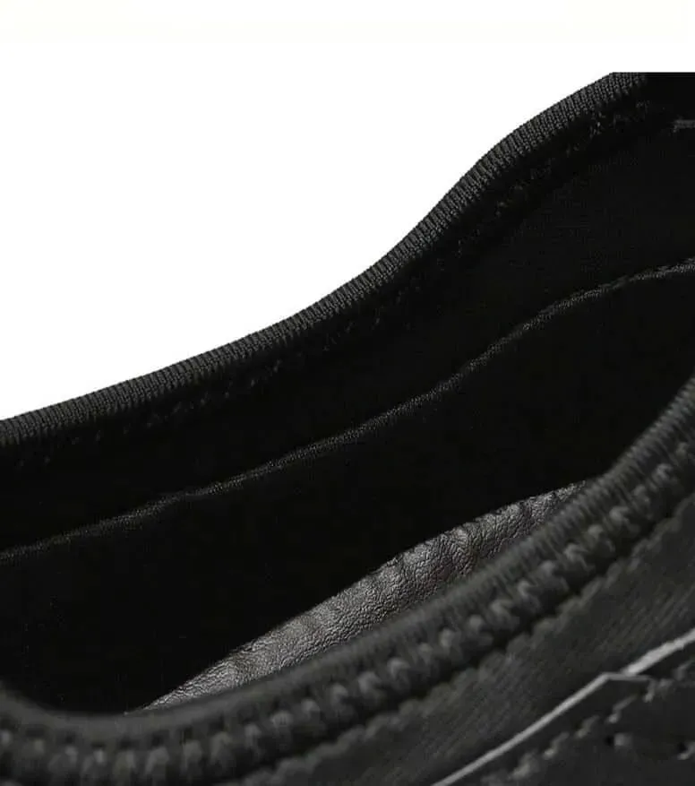 Ripple Lace-Up Leather Shoes