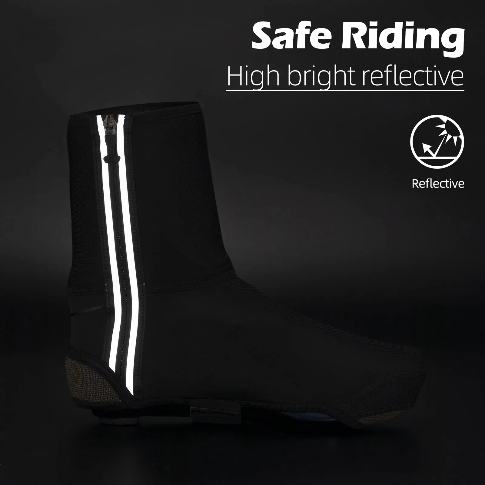 ROCKBROS Winter Windproof Thermal Cycling Shoe Covers