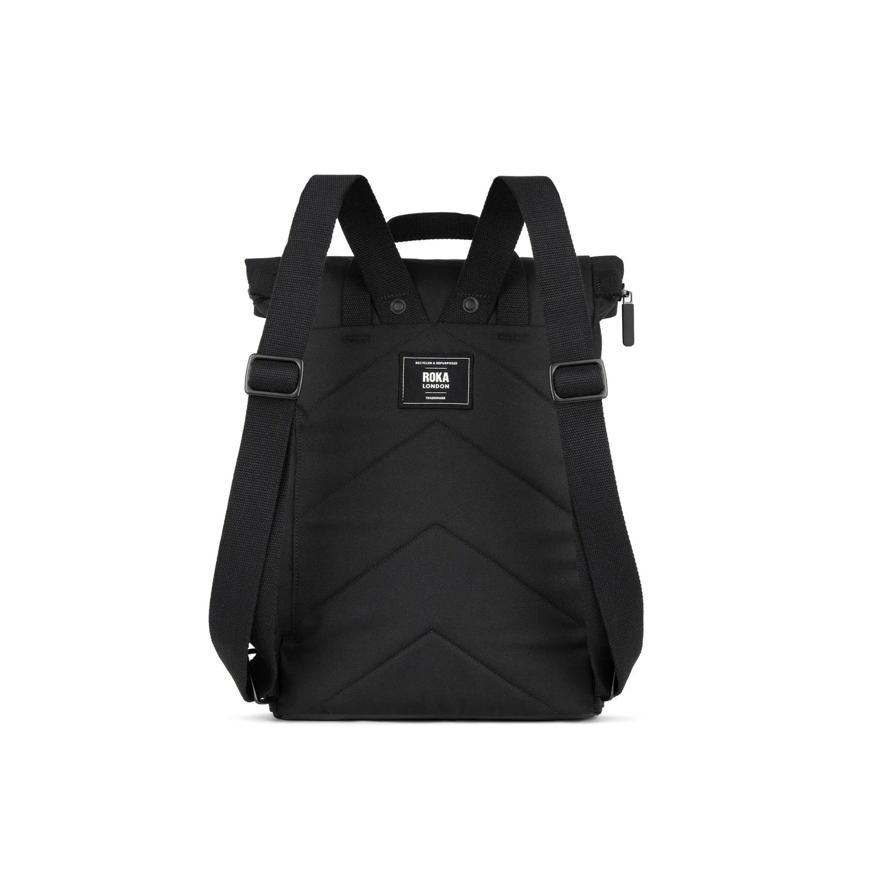 ROKA All Black Finchley A Ash Large Recycled Canvas Bag