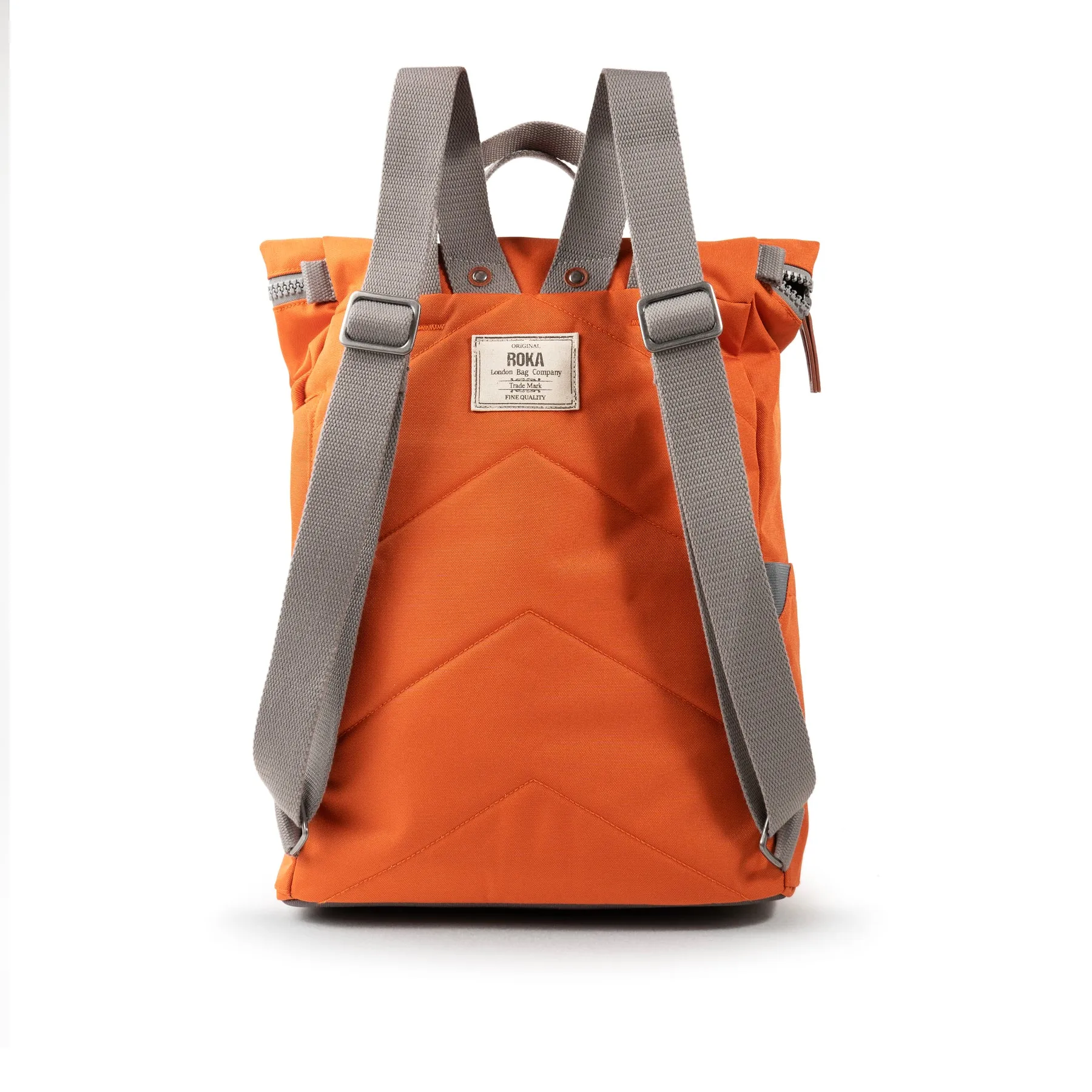 ROKA Finchley A Atomic Orange Large Recycled Canvas Bag - OS