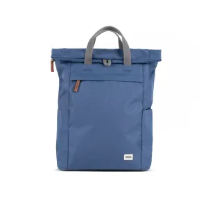 ROKA Finchley A Burnt Blue Large Recycled Canvas Bag - OS