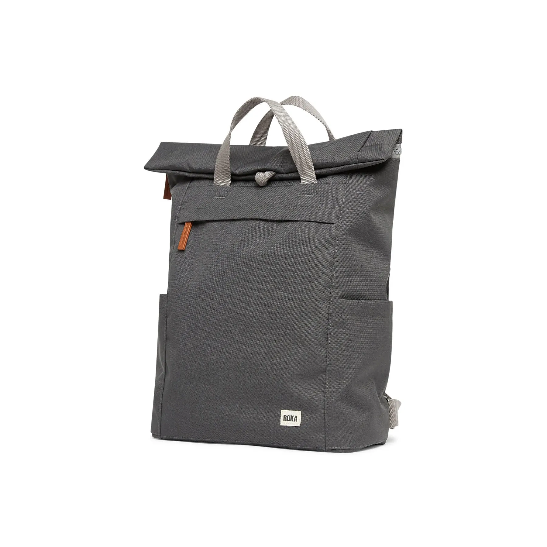 ROKA Finchley A Carbon Large Recycled Canvas Bag - OS