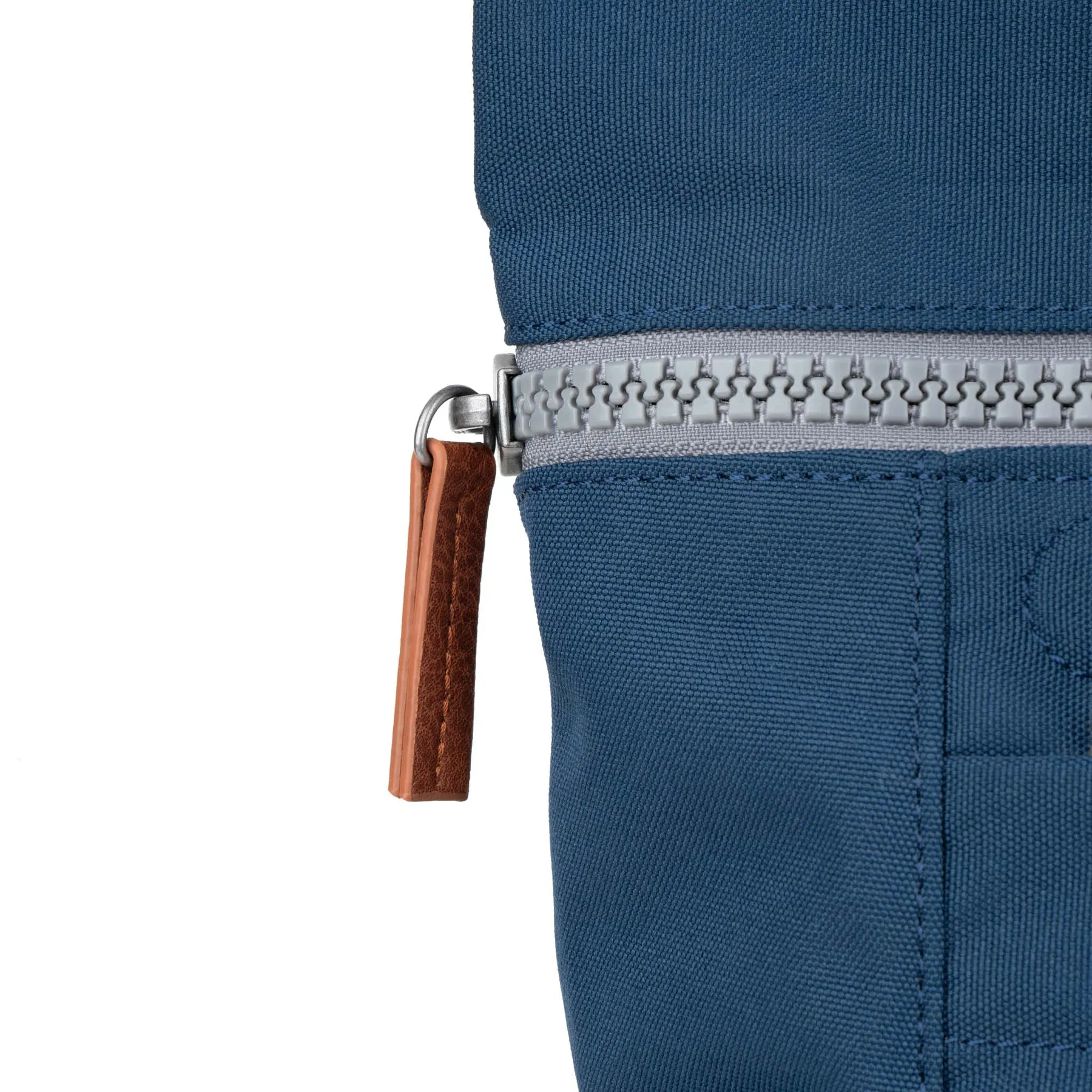 ROKA Finchley A Deep Blue Large Recycled Canvas Bag