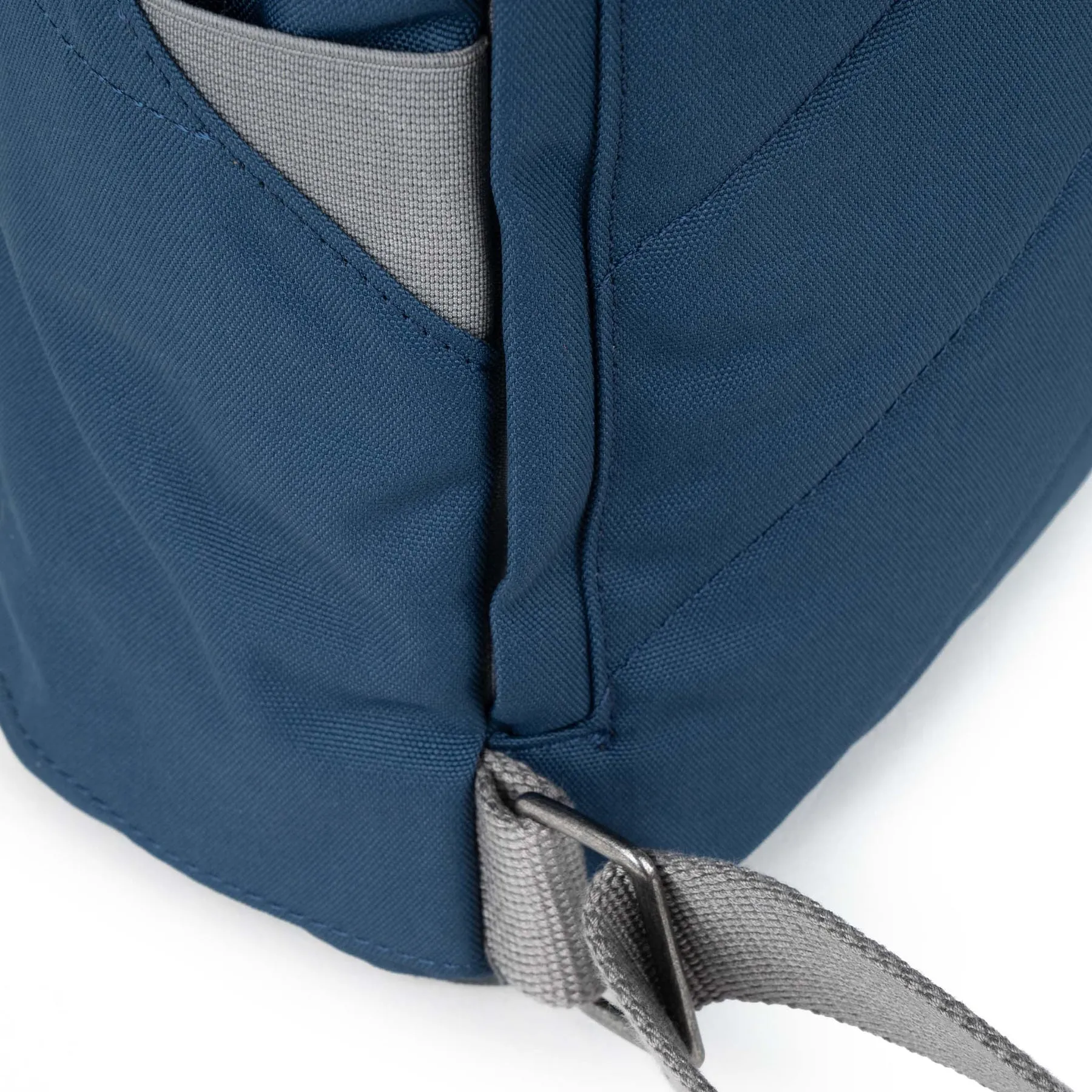 ROKA Finchley A Deep Blue Large Recycled Canvas Bag