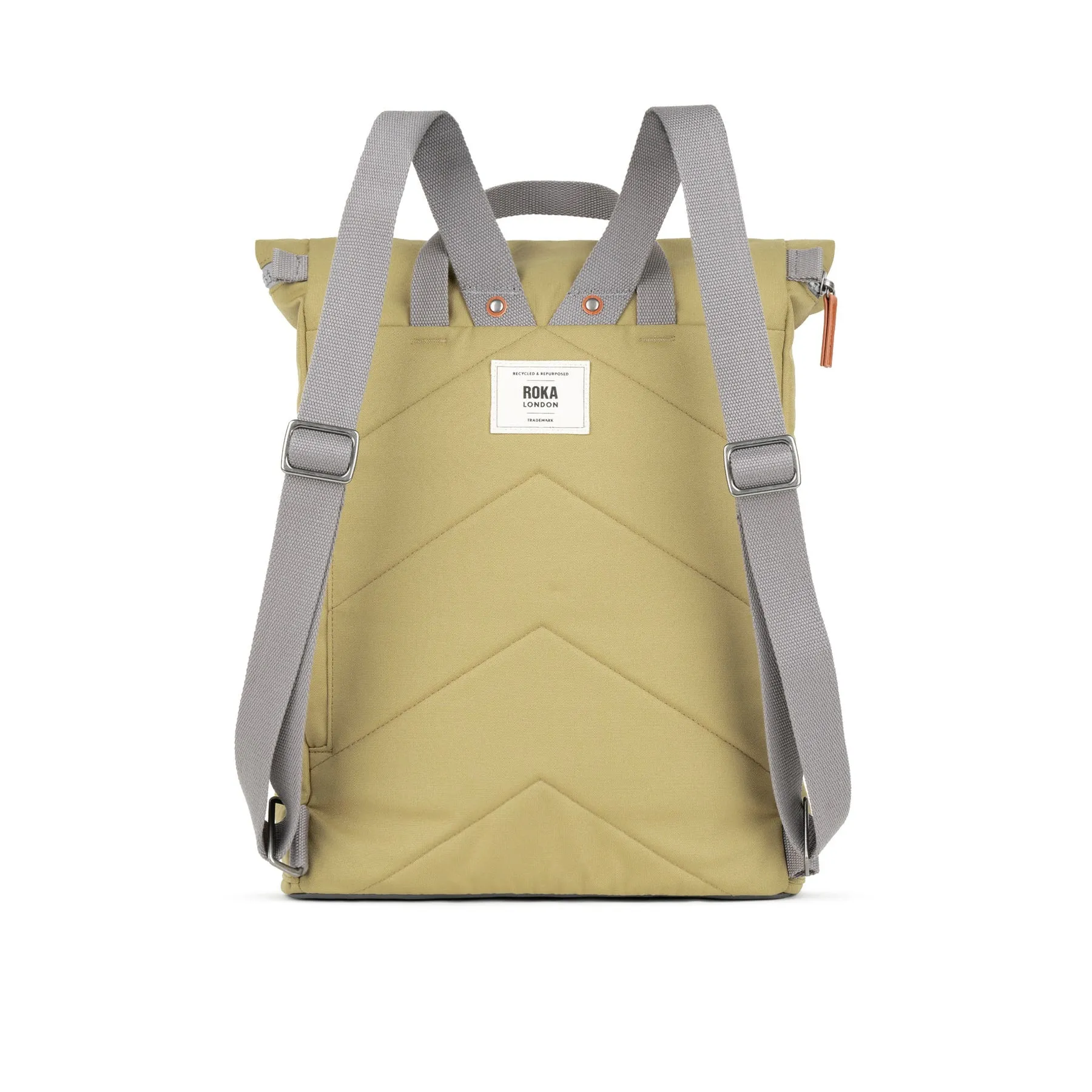 ROKA Finchley A Khaki Large Recycled Canvas Bag
