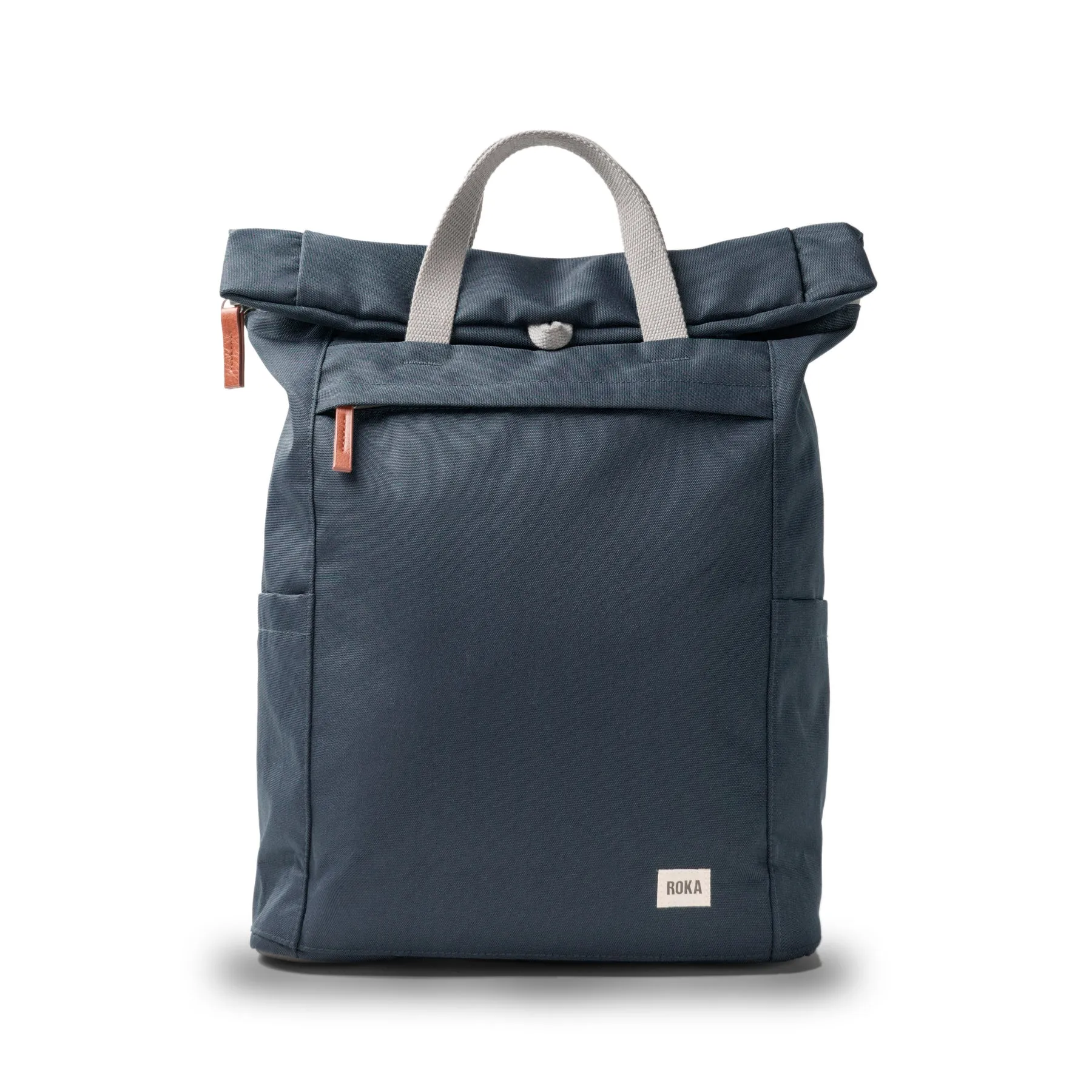 ROKA Finchley A Smoke Large Recycled Canvas Bag - OS