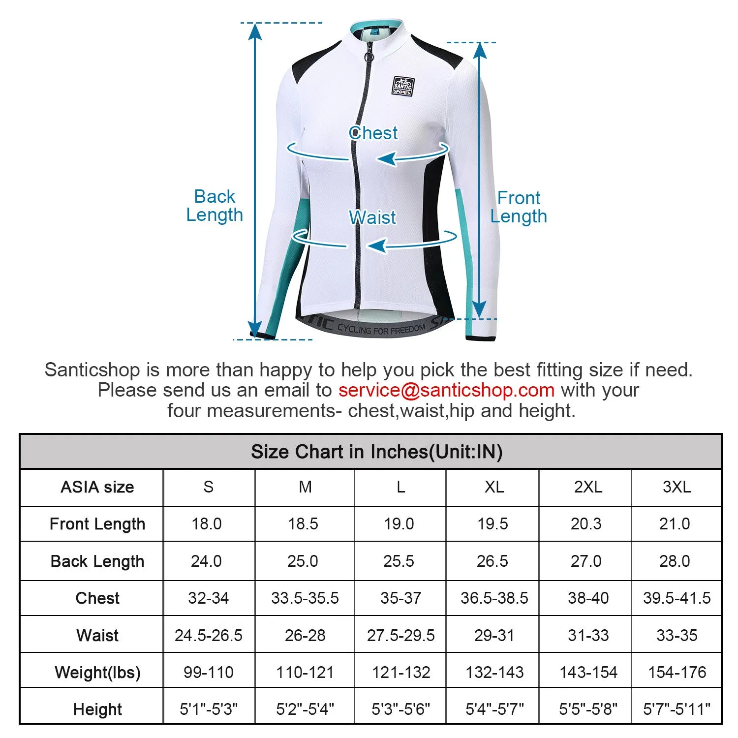 Santic Gaze Women Jersey Long Sleeve