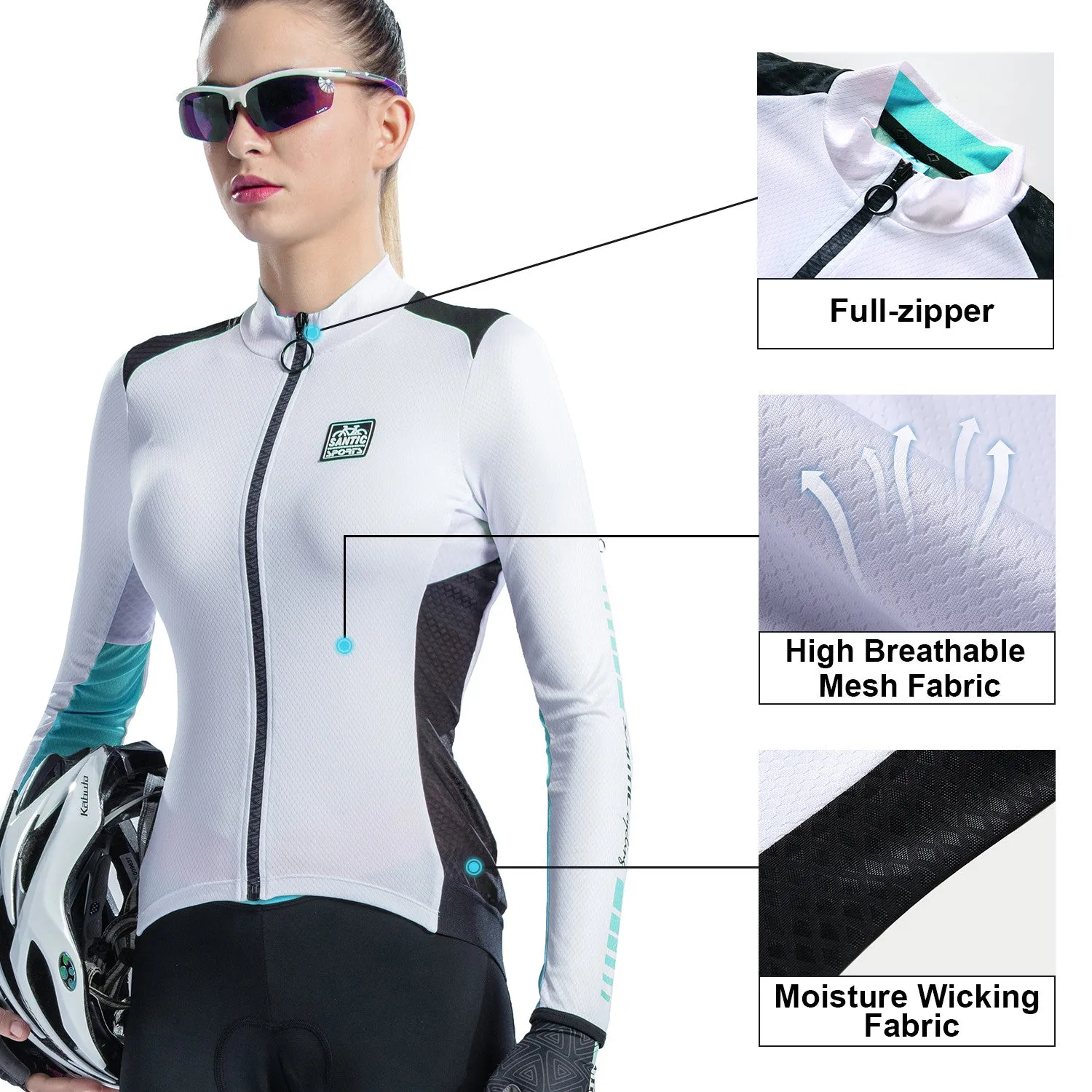 Santic Gaze Women Jersey Long Sleeve