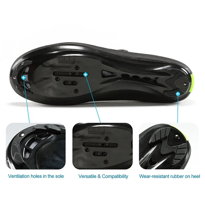 Santic Roadwind Black Mens Cycling Shoes with Compatible Cleat Peloton
