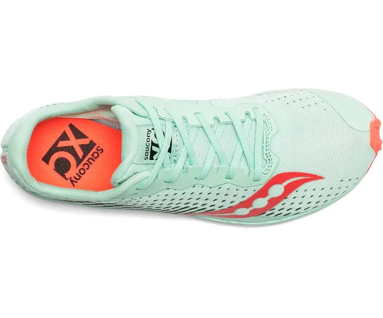 Saucony Women's Kilkenny XC 8 Spike - Mint/ViZi Coral (S19068-1)
