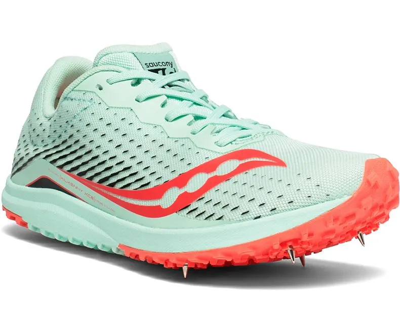 Saucony Women's Kilkenny XC 8 Spike - Mint/ViZi Coral (S19068-1)