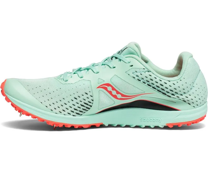 Saucony Women's Kilkenny XC 8 Spike - Mint/ViZi Coral (S19068-1)