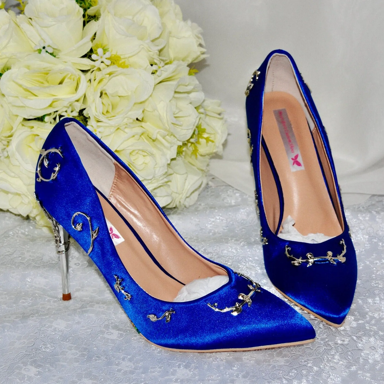 Simply Beautiful Filigree Bridal Shoes - Various Colours
