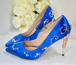 Simply Beautiful Filigree Bridal Shoes - Various Colours
