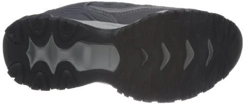Skechers Sport Men's Afterburn Memory Foam Lace-Up Sneaker,Charcoal,13 4E US