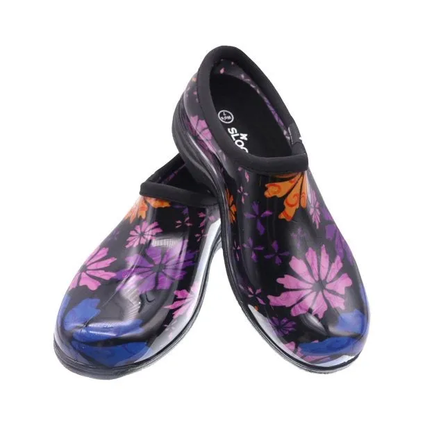 Sloggers 5116FP09 Flower Power Women's Rain and Garden Shoe Size 9