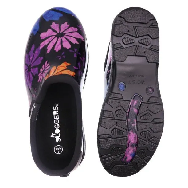 Sloggers 5116FP09 Flower Power Women's Rain and Garden Shoe Size 9
