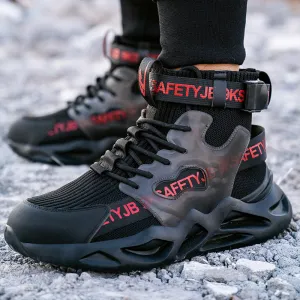 Steel Toe Shoes for Men Lightweight Indestructible Work Sneakers for Women Safety Shoes TFWMGV K7719