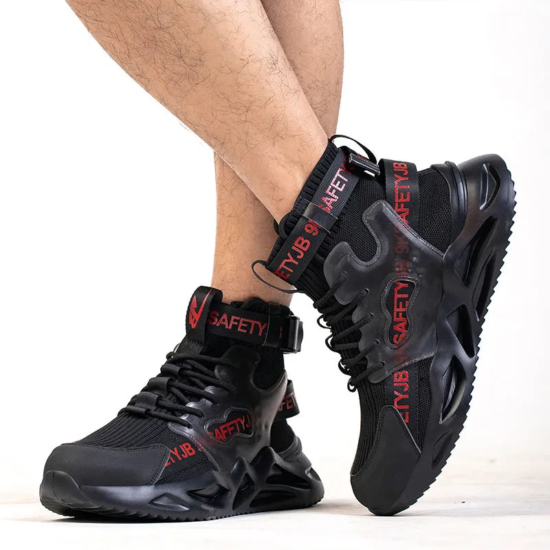 Steel Toe Shoes for Men Lightweight Indestructible Work Sneakers for Women Safety Shoes TFWMGV K7719