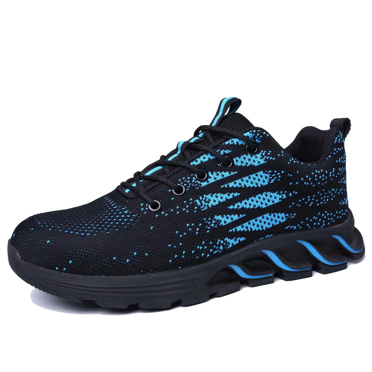 Steel Toe Sneakers for Men Women Lightweight Safety Resistant Comfortable Puncture Proof Slip On Indestructible Work Shoes