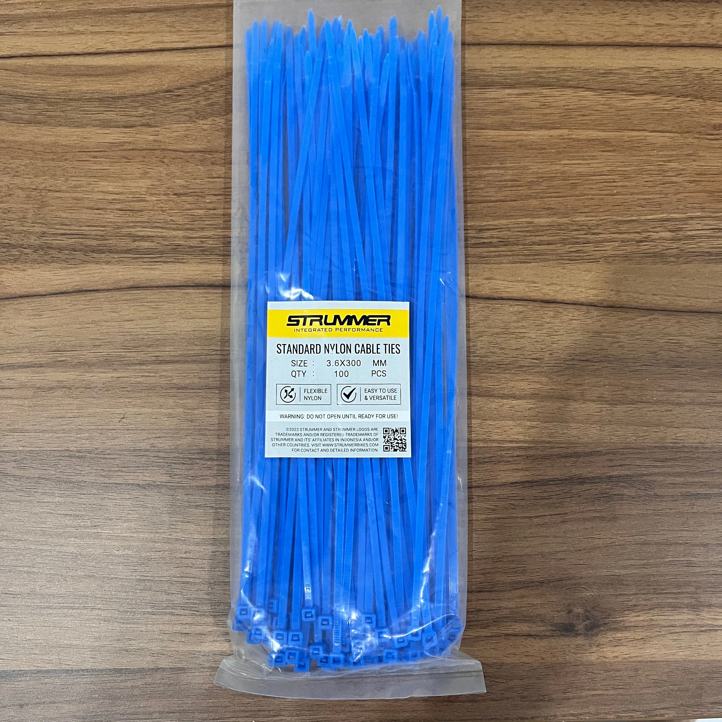 Strummer 3.6x300 Standard Nylon Cable Ties (100 Pcs/Pack)