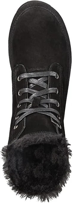 STYLE & CO WOMENS ABBBAA COLD WEATHER LACE-UP BOOTS  Color Black SIZE 8M