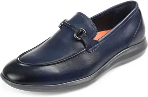 Thomas & Vine Mens Burns Bit Tru Comfort Loafer  Color Navy Size 12M