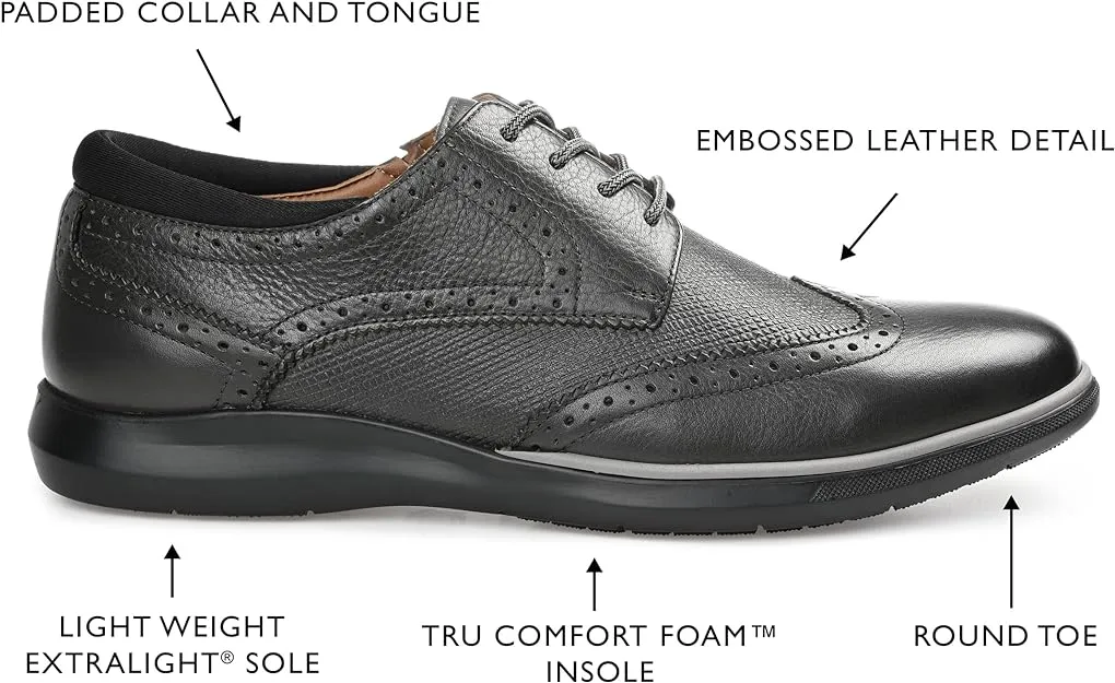 Thomas & Vine Men's Savage Oxford Dress Shoe   Color Charcoal Size 8.5M