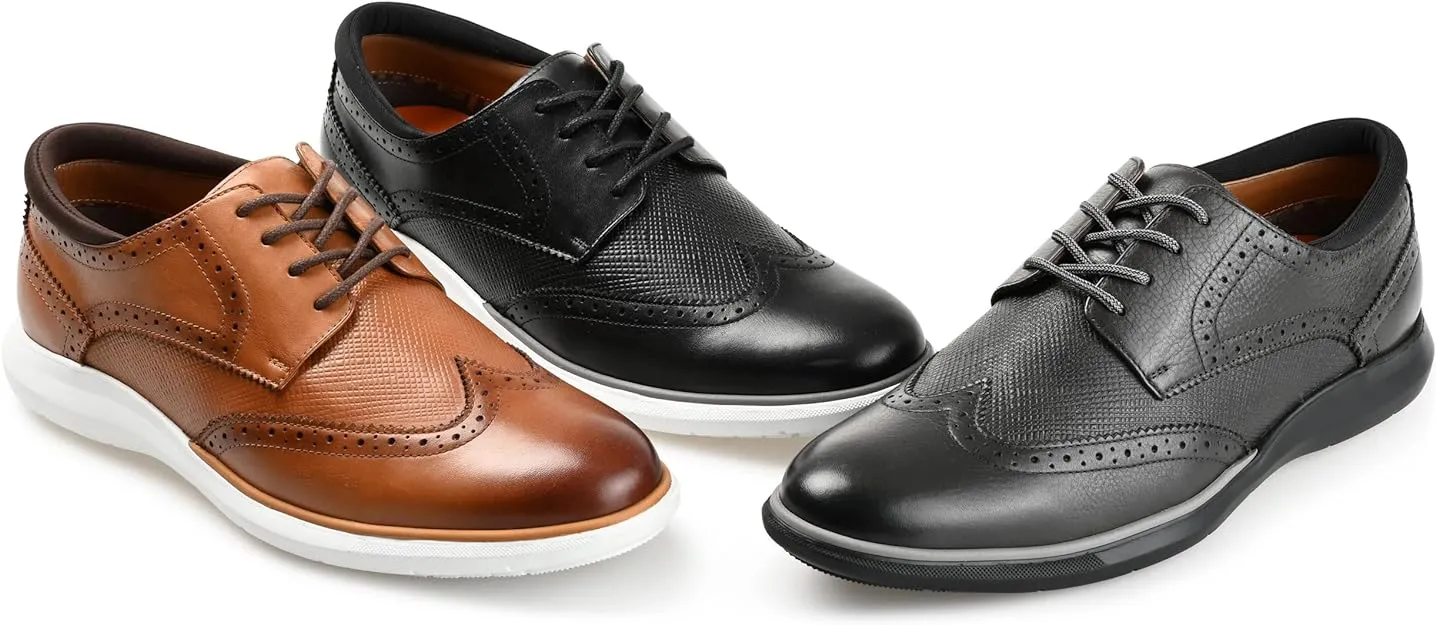 Thomas & Vine Men's Savage Oxford Dress Shoe   Color Charcoal Size 8.5M