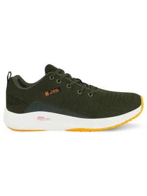 TOLL Green Men's Running Shoes
