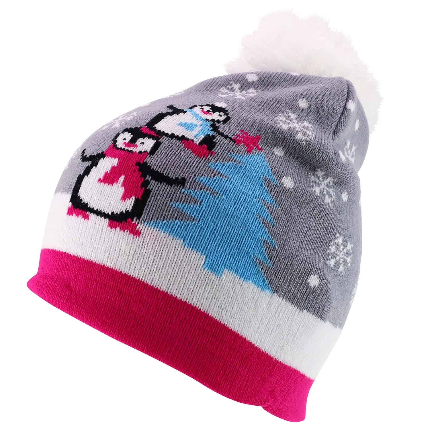 Trendy Apparel Shop 10 Styles Christmas Winter Short Beanies with Pompom