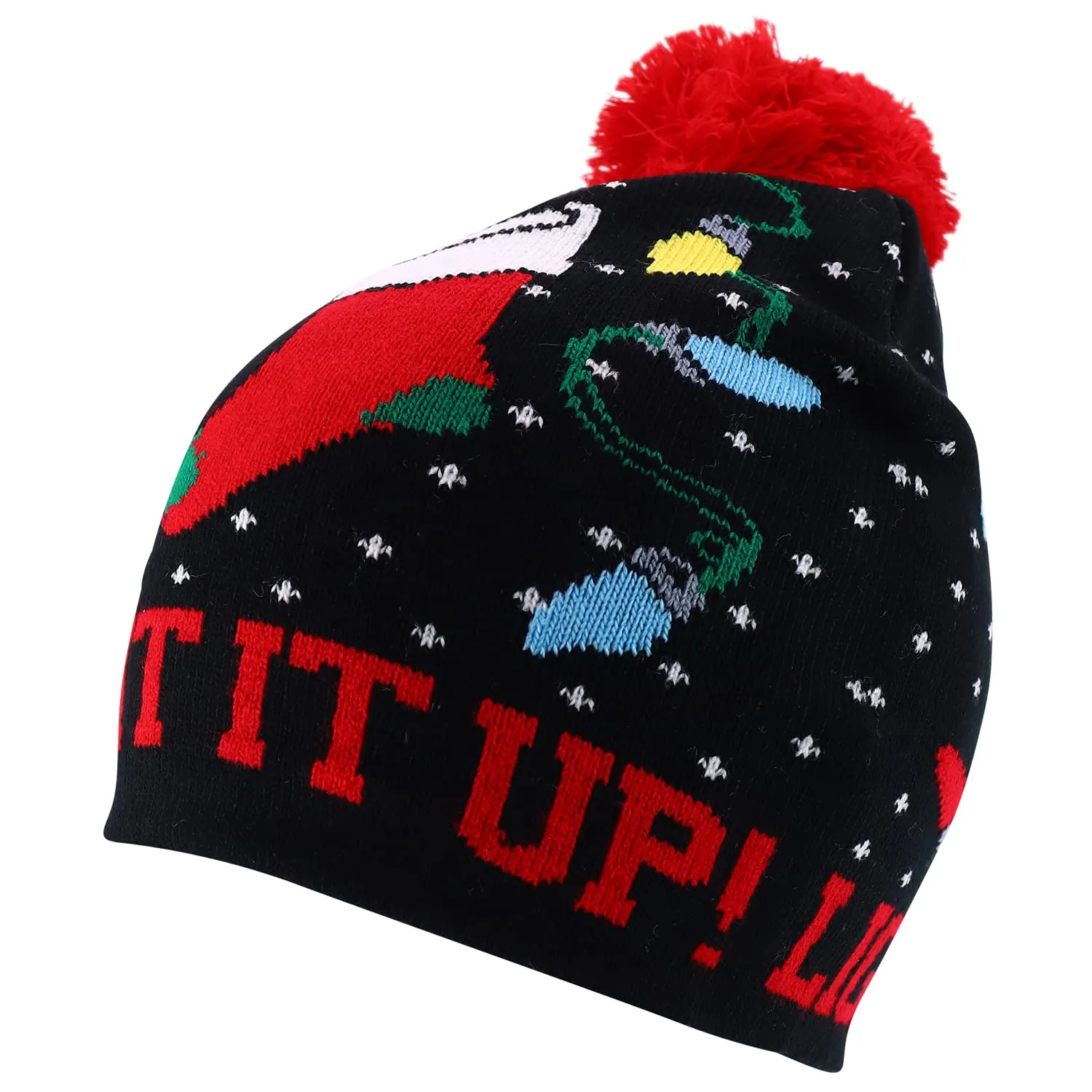 Trendy Apparel Shop 10 Styles Christmas Winter Short Beanies with Pompom
