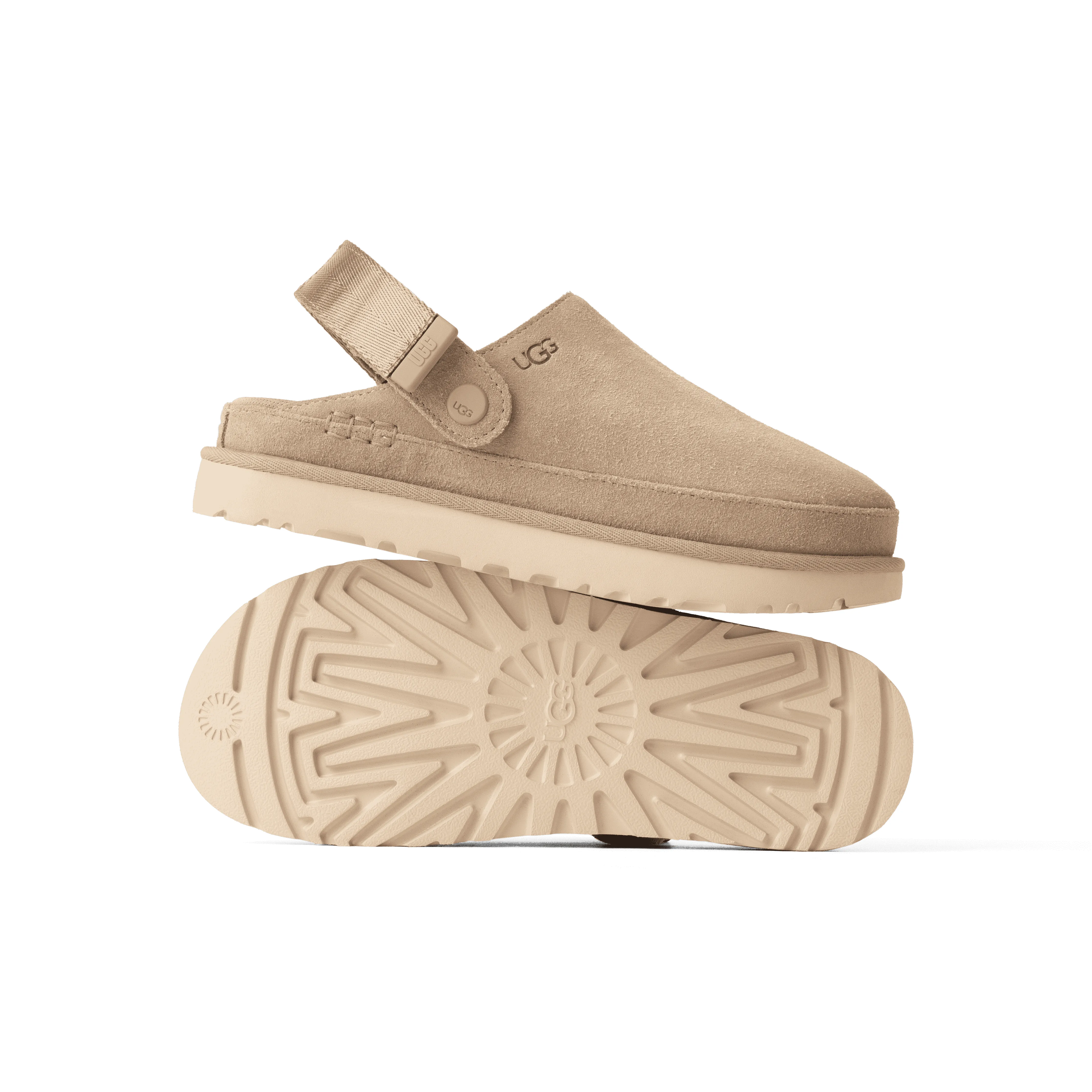 UGG Women Goldenstar Clog Sand   UGG Care Kit Bundle