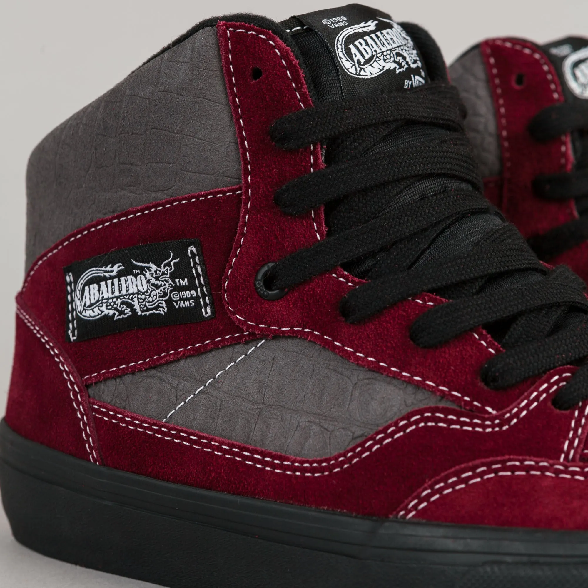 Vans 50th Full Cab Pro '89 Shoes - Burgundy / Grey