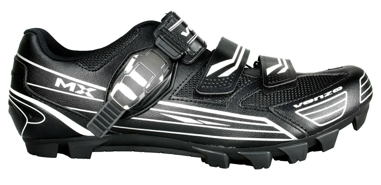 Venzo Mountain Bike Bicycle Cycling compatible with Shimano SPD Shoes Black