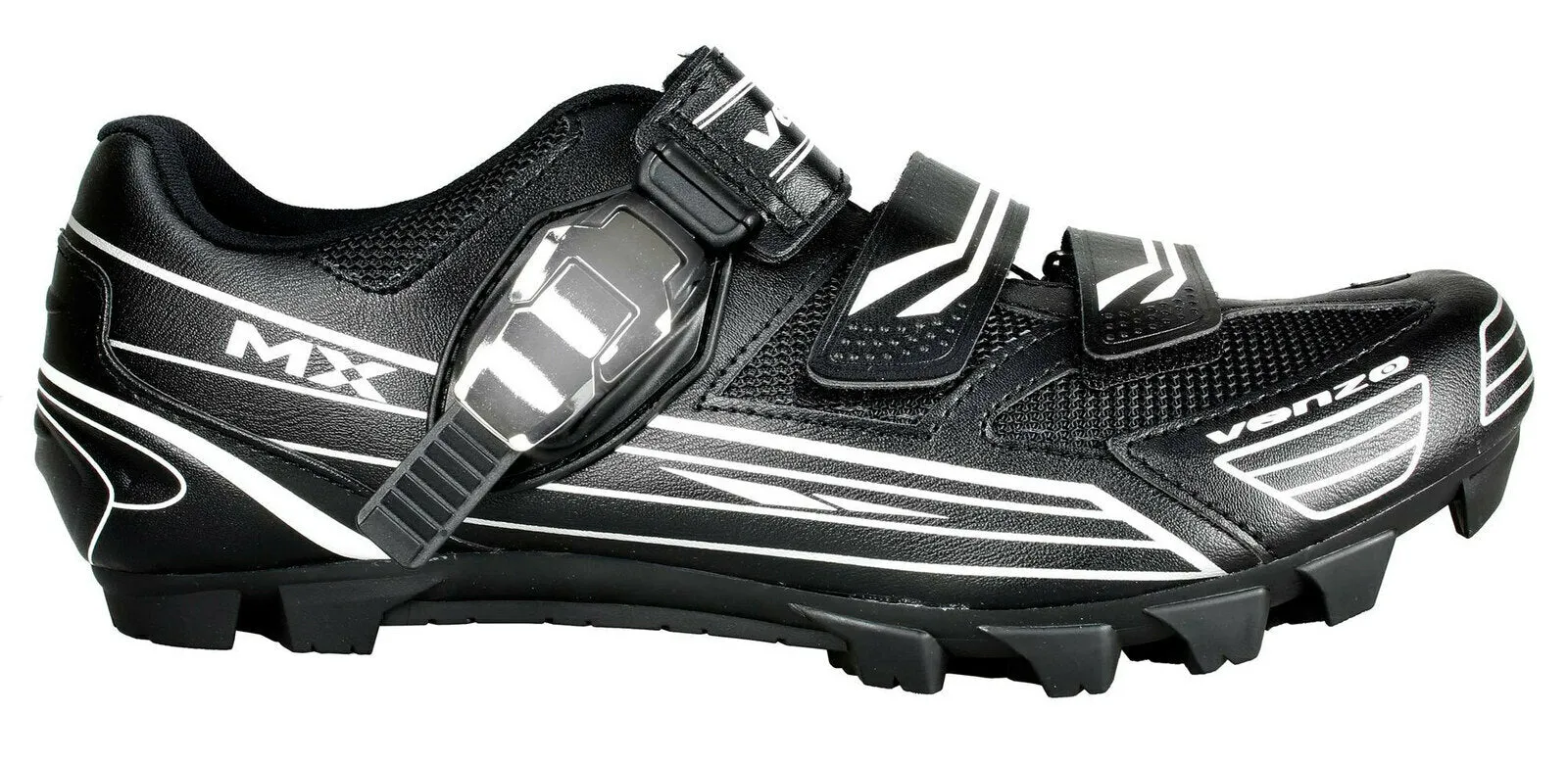 Venzo Mountain Bike Bicycle Cycling compatible with Shimano SPD Shoes Black