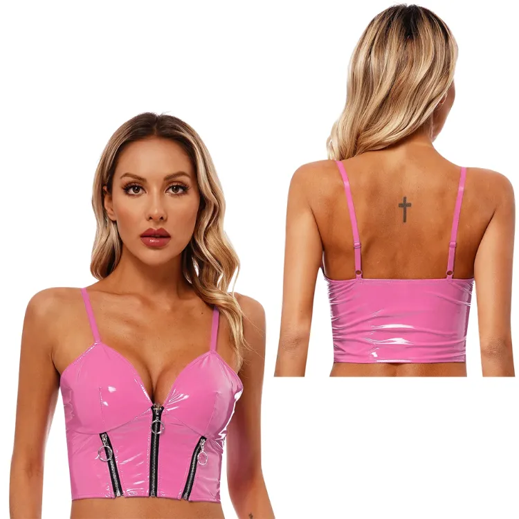 Vinyl Vixen Bold Patent Leather Top