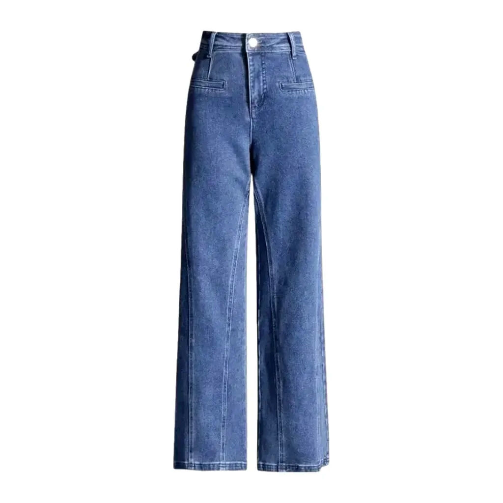 Wide fit casual women's jeans