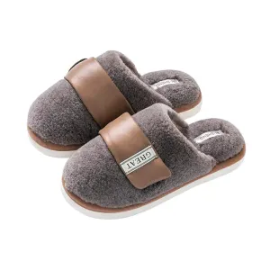 winter Home plush Slipper warm Couple Bedroom Cotton Shoes